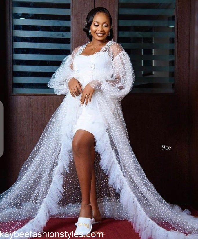 30 Latest Bridal Shower Dresses for the Bride in Nigeria Kaybee