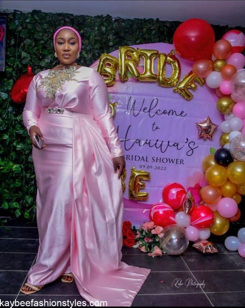 30 Latest Bridal Shower Dresses for the Bride in Nigeria
