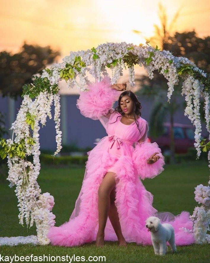 30 Latest Bridal Shower Dresses for the Bride in Nigeria