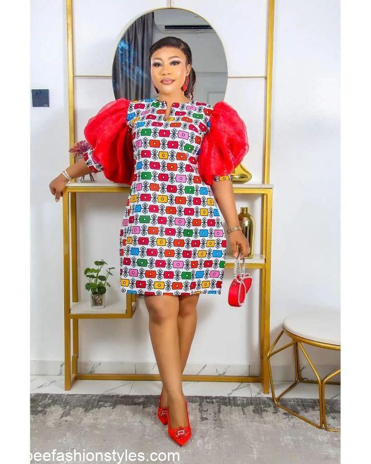 Latest Ankara Shift Dress Styles for Ladies