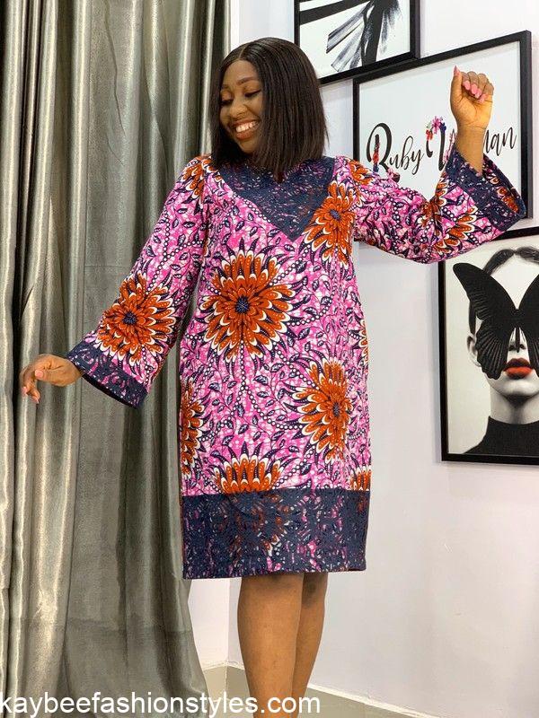 Latest Ankara Shift Dress Styles for Ladies
