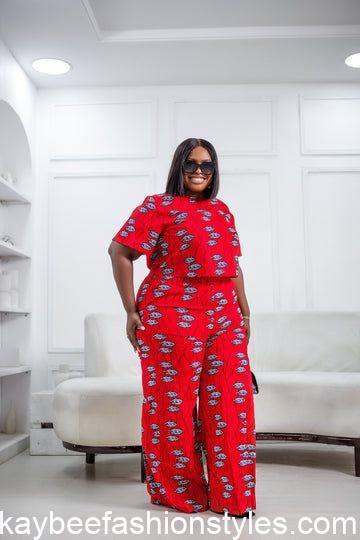 Latest African Trousers and Top for Ladies