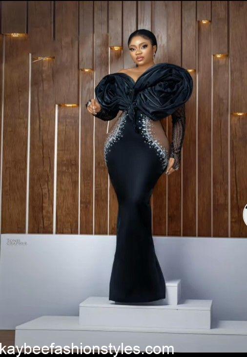 Best Nigerian Dinner Gown Styles for Ladies in 2023 - Kaybee Fashion Styles