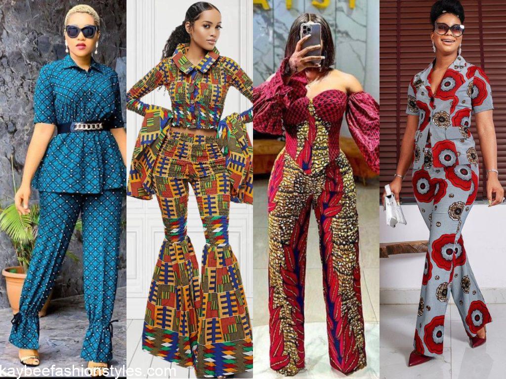 Latest African Trousers and Top for Ladies