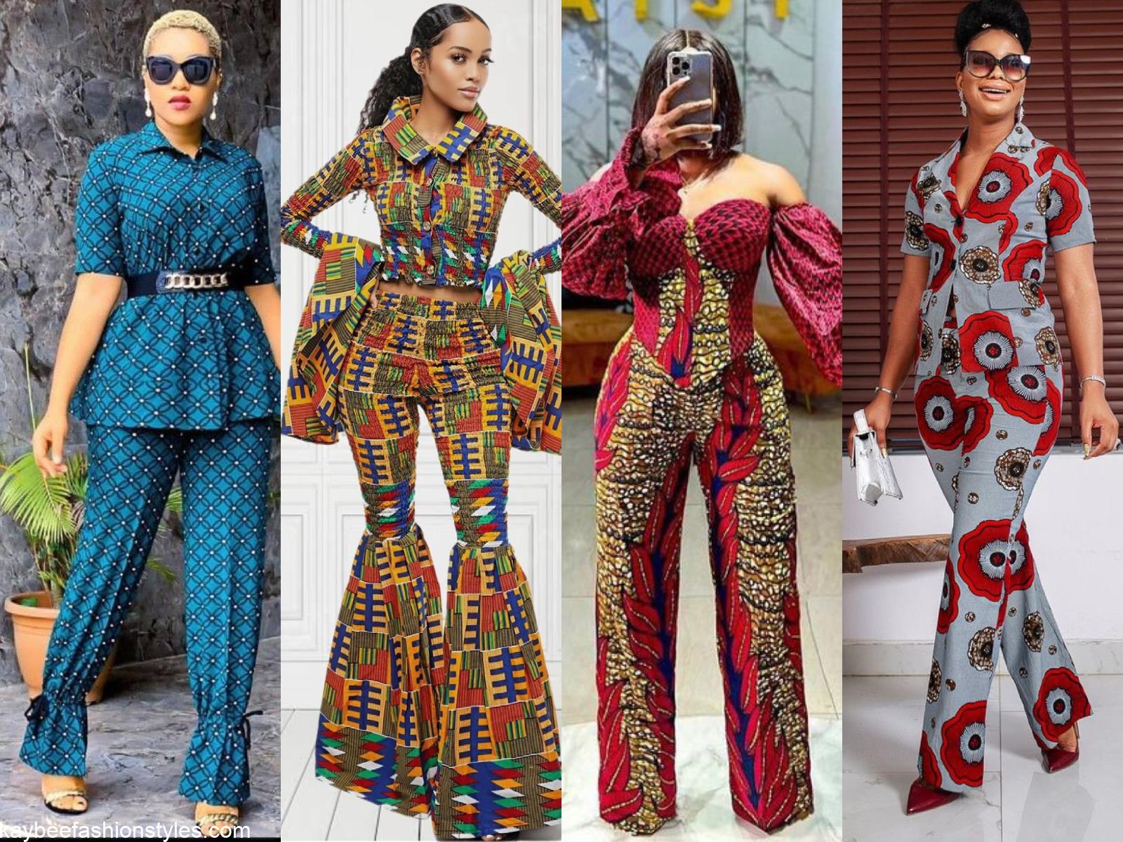 Latest African Trousers and Top for Ladies in 2023 - Kaybee Fashion Styles