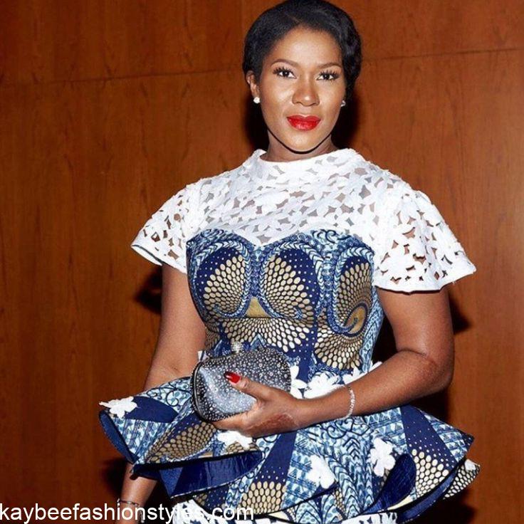 Best Ankara and Lace Combination Styles for Ladies