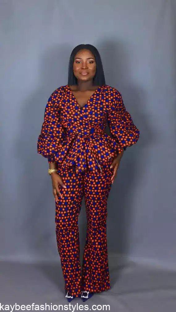 Latest African Trousers and Top for Ladies