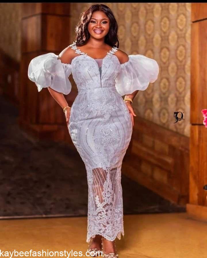 Best White Lace Gown Styles for Wedding Guests