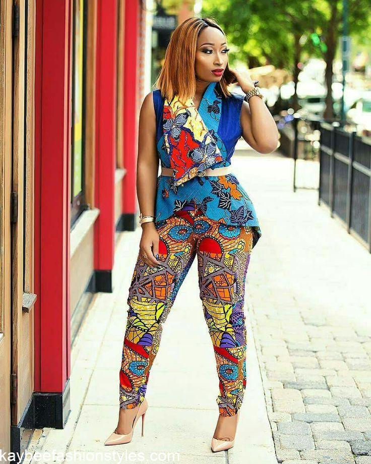 Latest African Trousers and Top for Ladies