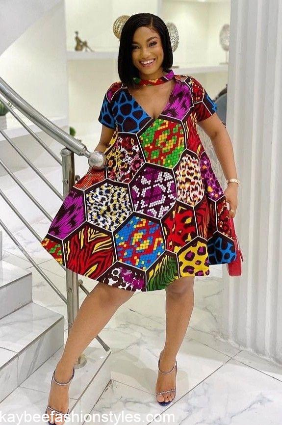 Latest Ankara Shift Dress Styles for Ladies