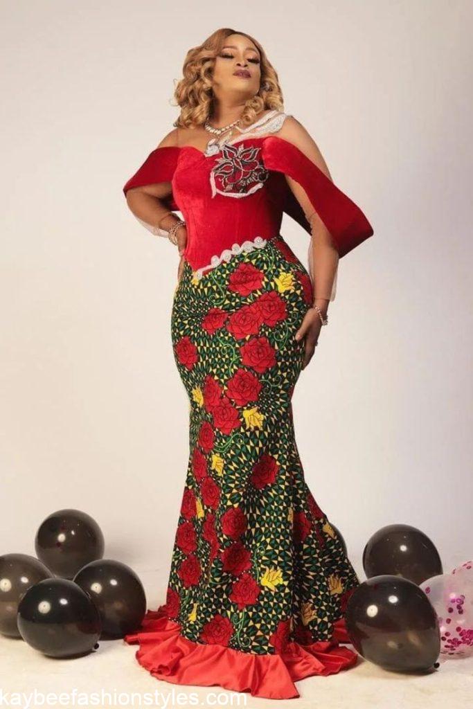 Best Ankara and Velvet Combination Styles for Ladies in 2023 - Kaybee ...