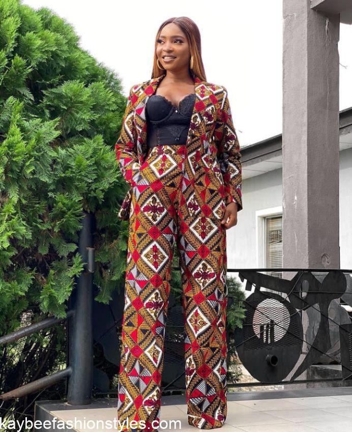 Latest African Trousers and Top for Ladies
