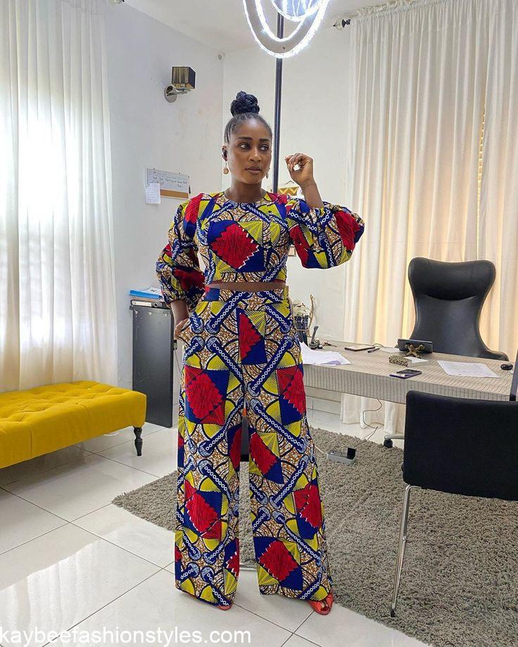 Latest African Trousers and Top for Ladies