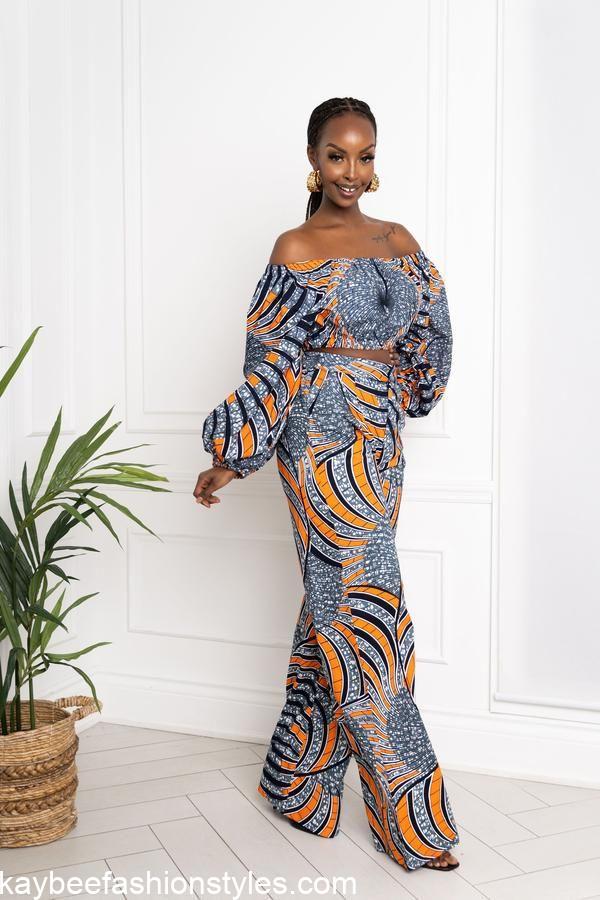Latest African Trousers and Top for Ladies