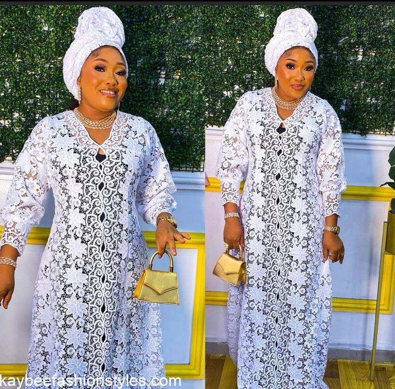 Best White Lace Gown Styles for Wedding Guests