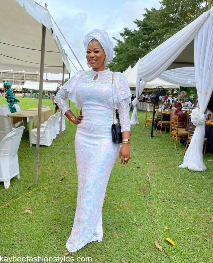 Best White Lace Gown Styles for Wedding Guests