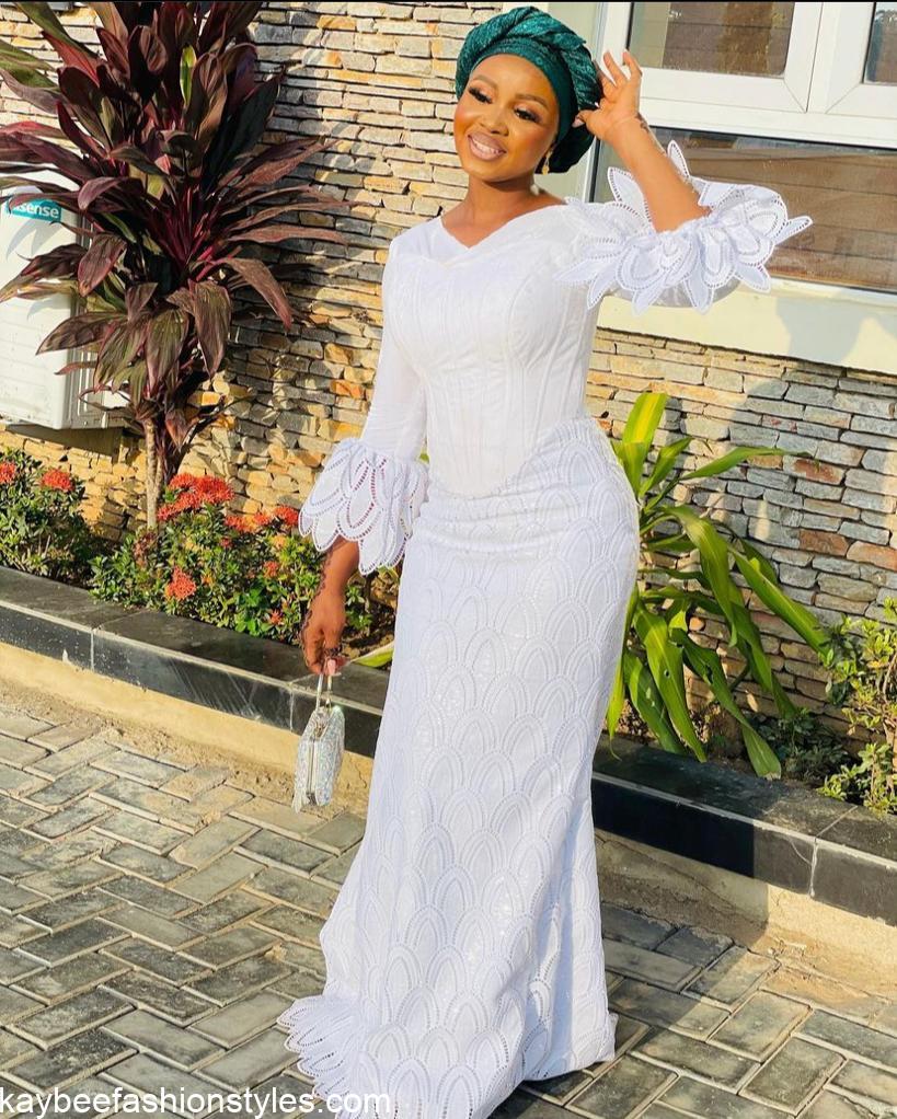 Best White Lace Gown Styles for Wedding Guests