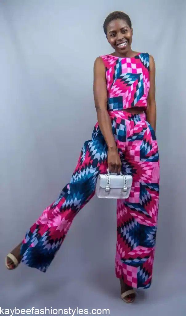 Latest African Trousers and Top for Ladies