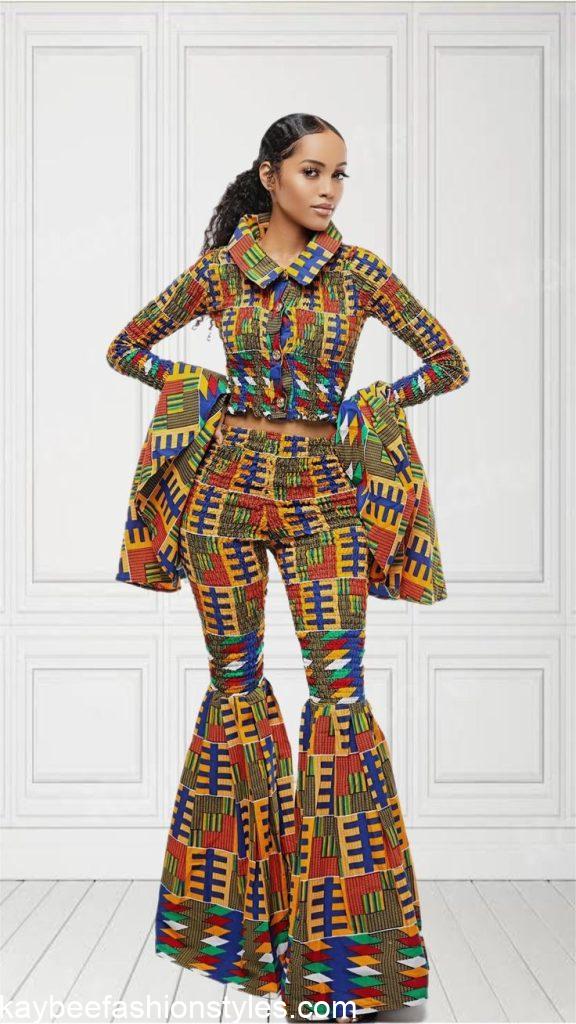Latest African Trousers and Top for Ladies