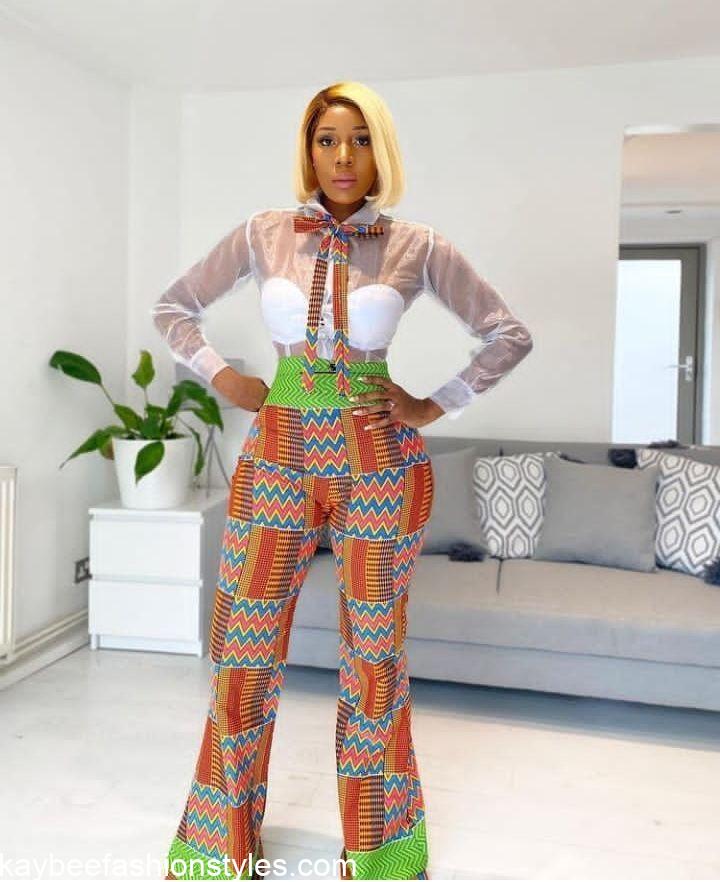 Latest African Trousers and Top for Ladies