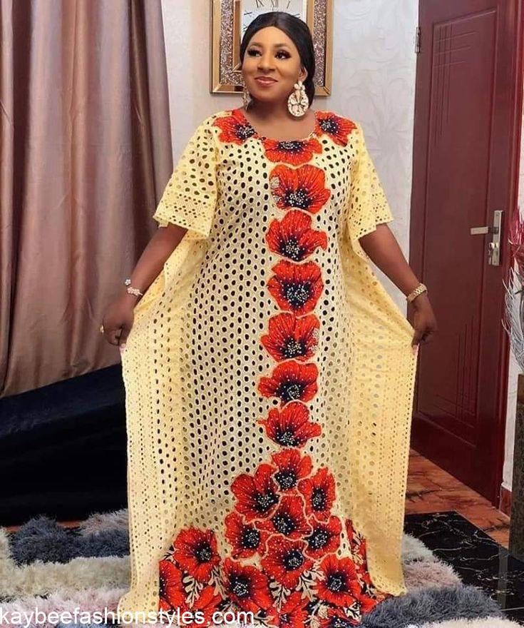 Latest Dry Lace and Ankara Combination Styles for Ladies