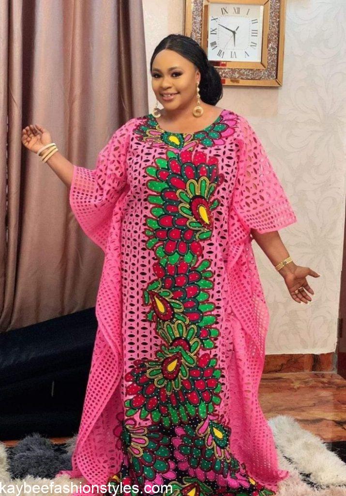 Latest Dry Lace and Ankara Combination Styles for Ladies
