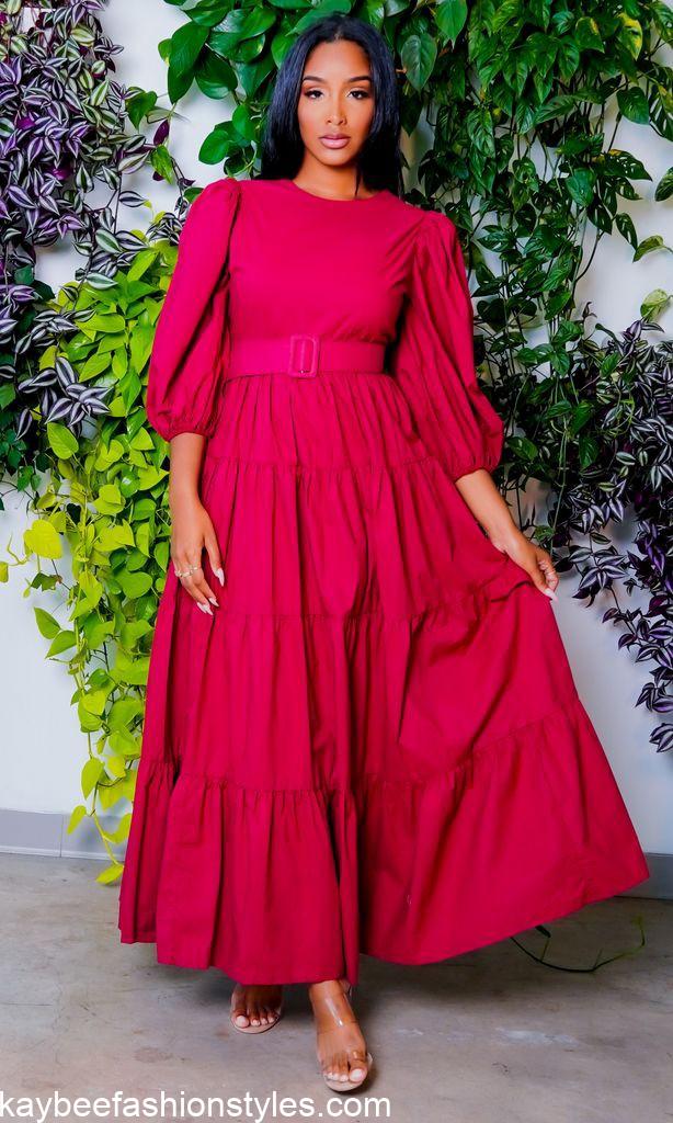 Best Maxi Gown Material Styles in Nigeria