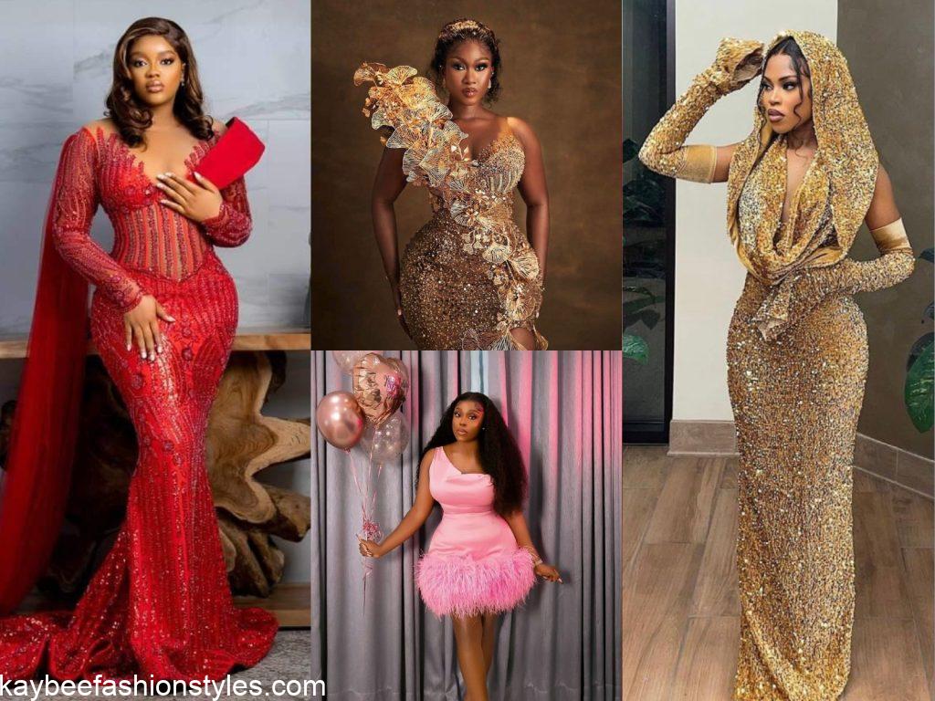 Latest Birthday Gown Styles for Ladies in Nigeria