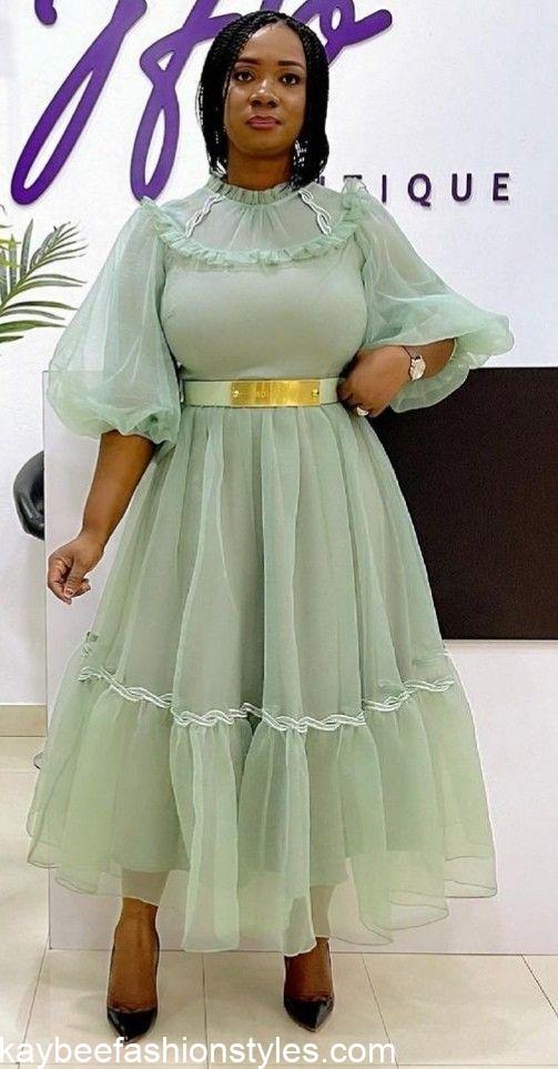 Best Maxi Gown Material Styles in Nigeria