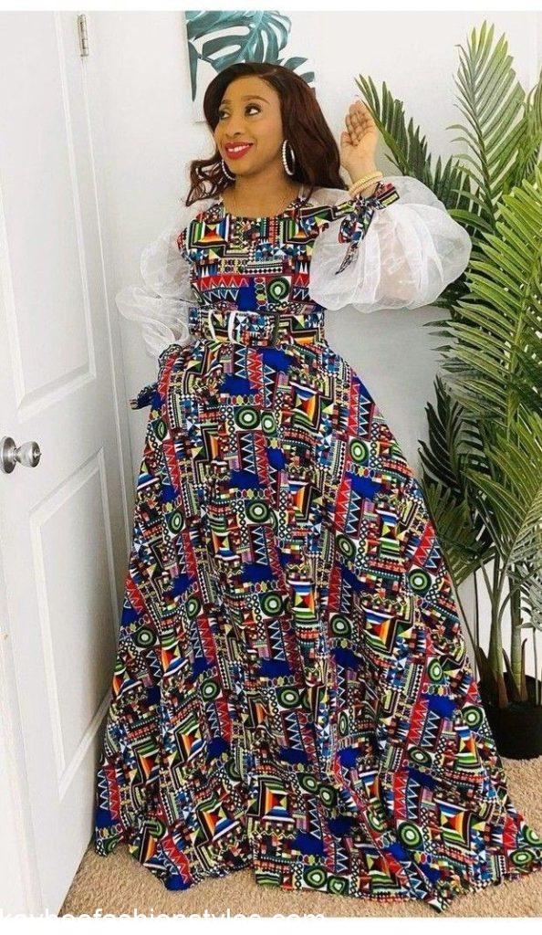 Best Maxi Gown Material Styles in Nigeria