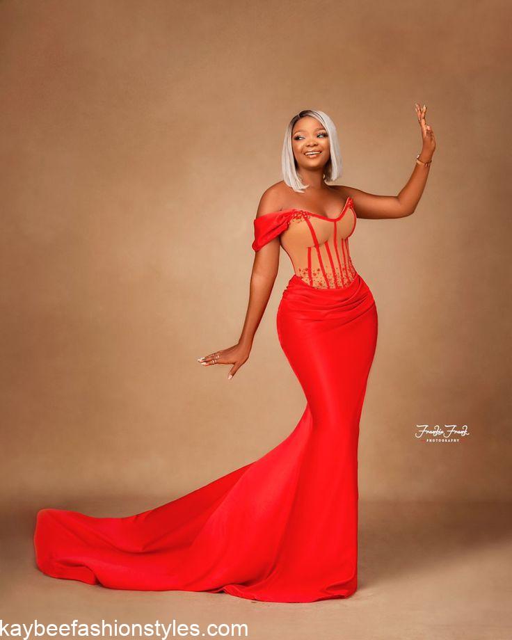 Latest Birthday Gown Styles for Ladies in Nigeria