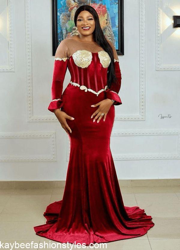 Latest Birthday Gown Styles for Ladies in Nigeria