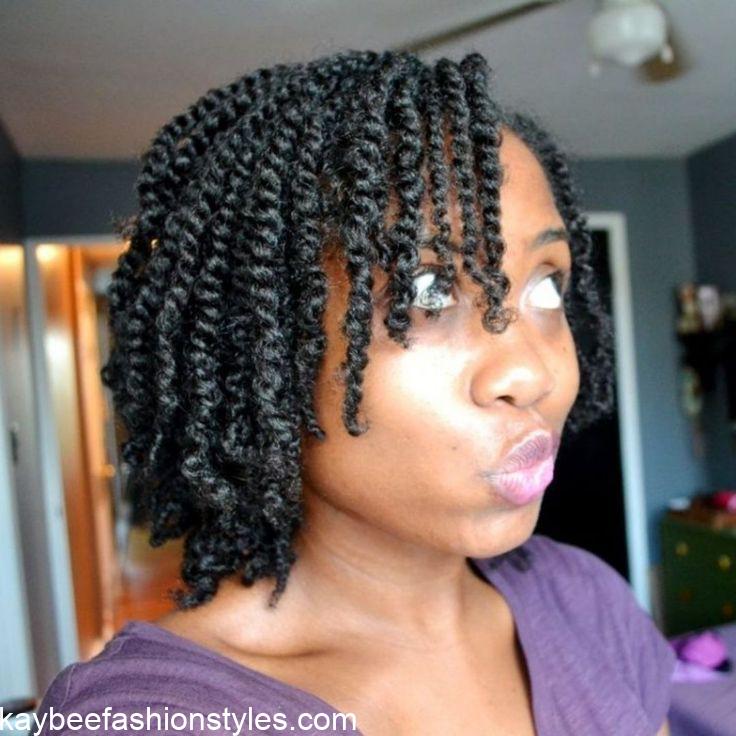 Female 2 strand Twist Styles For Natural hair