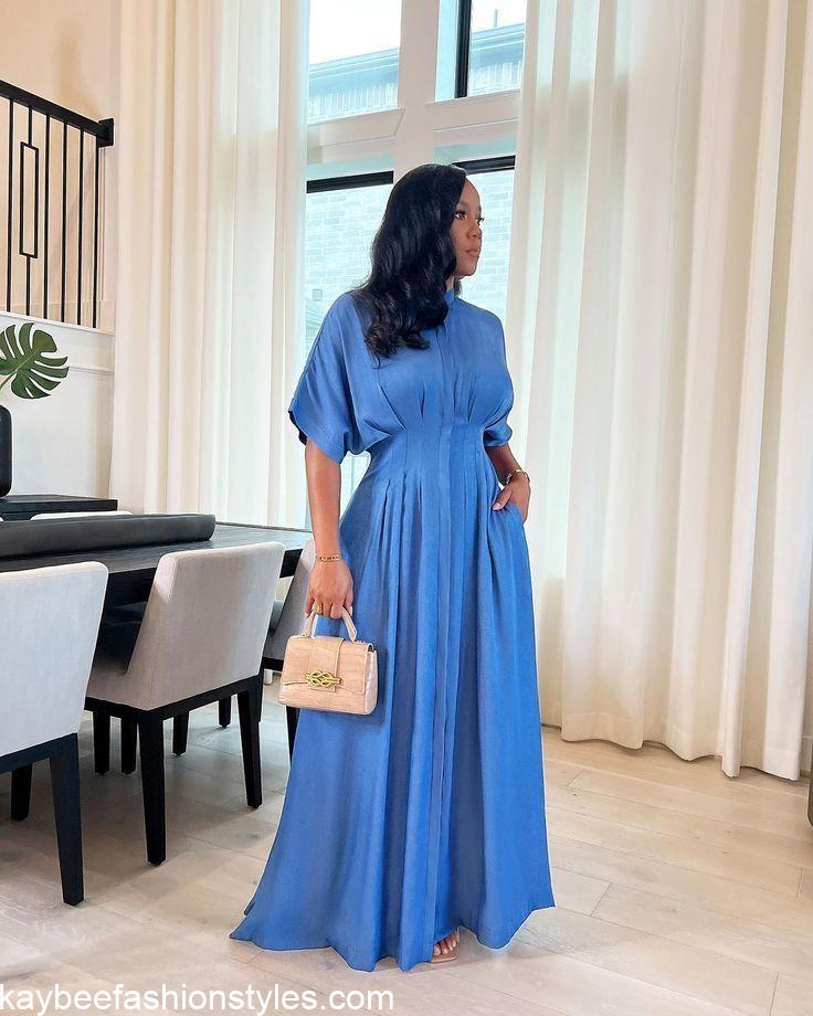 Best Maxi Gown Material Styles in Nigeria