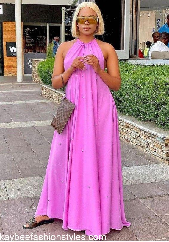 Best Maxi Gown Material Styles in Nigeria