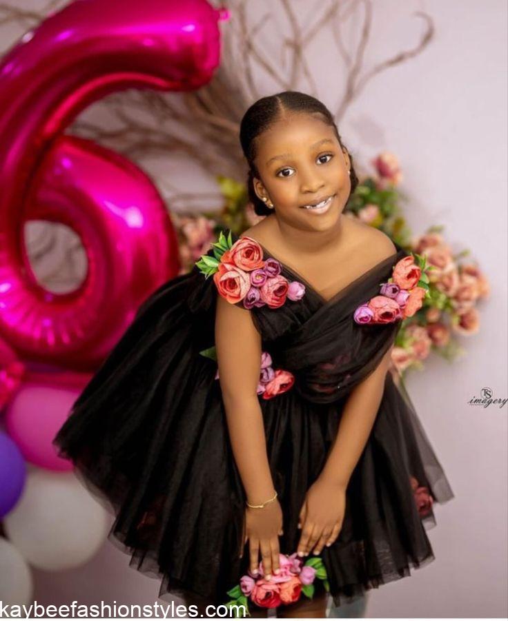 Latest Birthday Gown Styles for Baby Girls in Nigeria