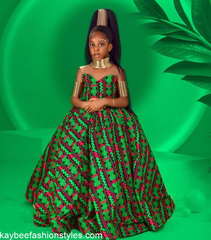 Latest Birthday Gown Styles for Baby Girls in Nigeria