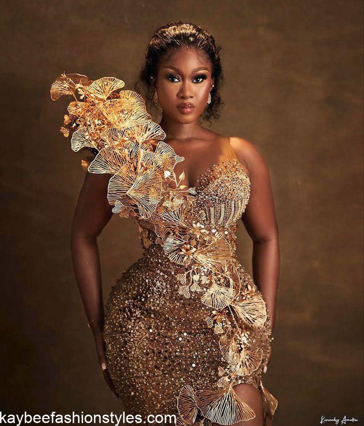 Latest Birthday Gown Styles for Ladies in Nigeria