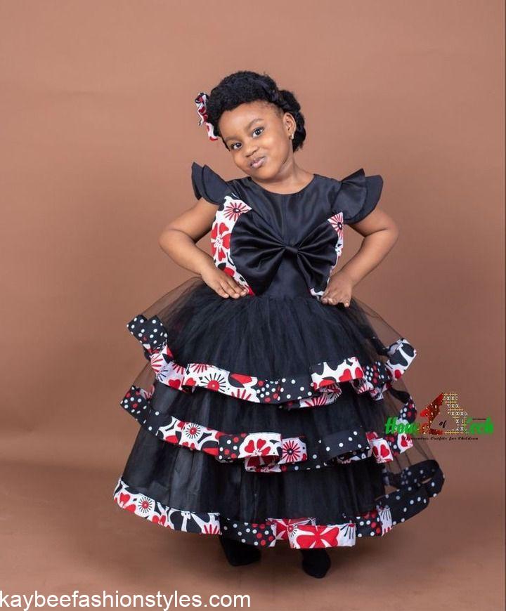 Latest Birthday Gown Styles for Baby Girls in Nigeria