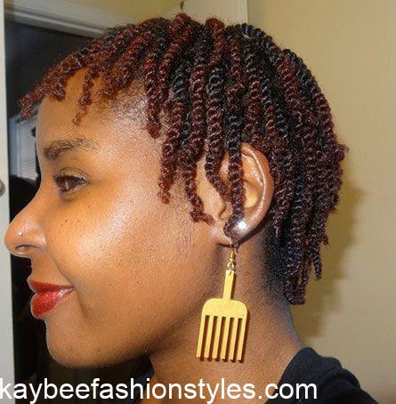 Female 2 strand Twist Styles For Natural hair