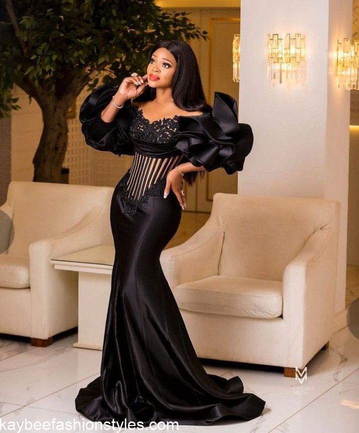 Latest Birthday Gown Styles for Ladies in Nigeria