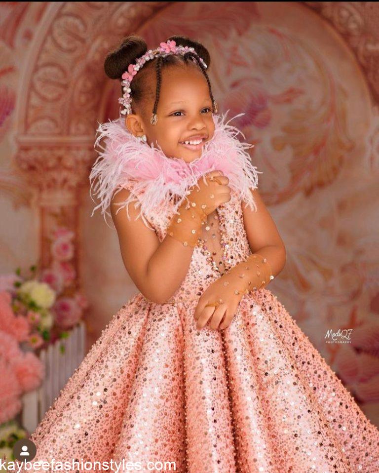 30 Latest Birthday Gown Styles for Baby Girls in Nigeria Kaybee