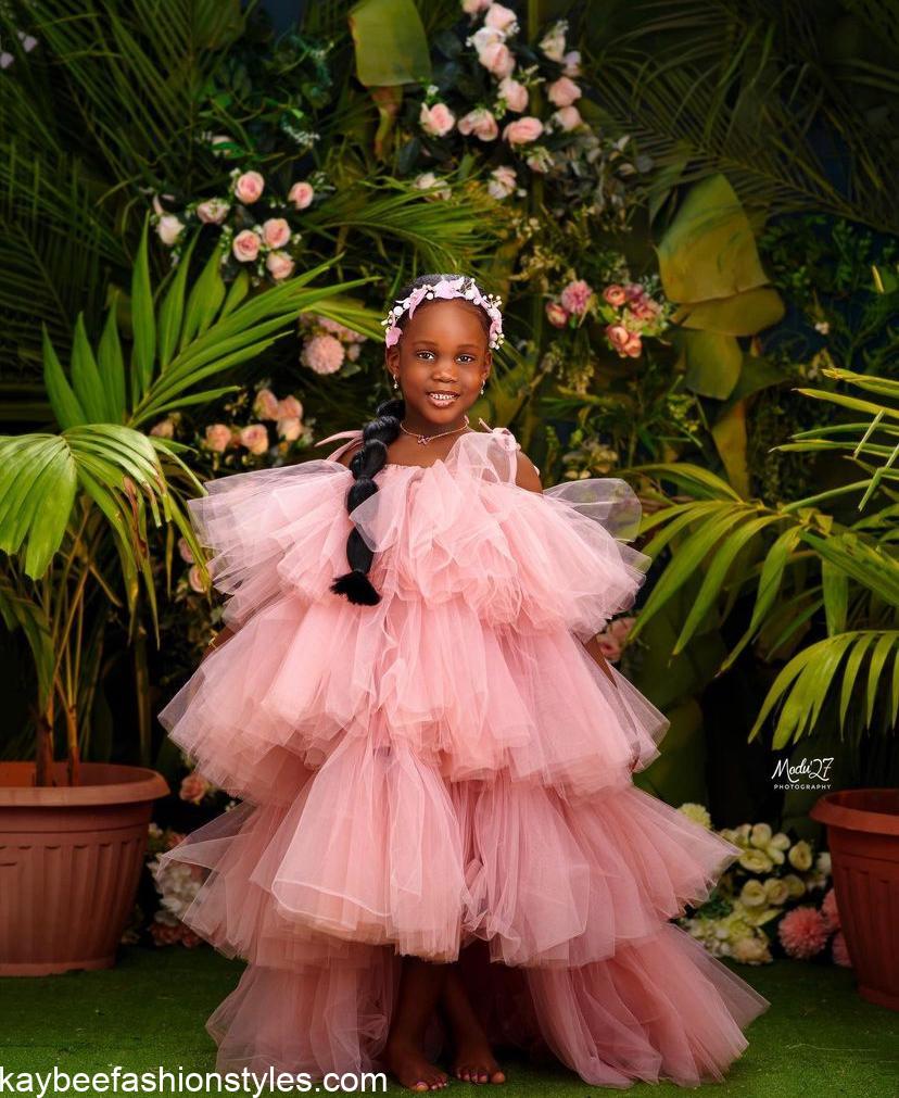 Latest Birthday Gown Styles for Baby Girls in Nigeria