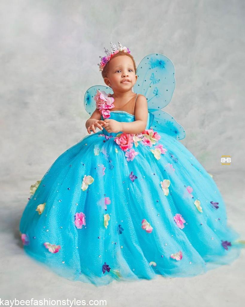 Latest Birthday Gown Styles for Baby Girls in Nigeria