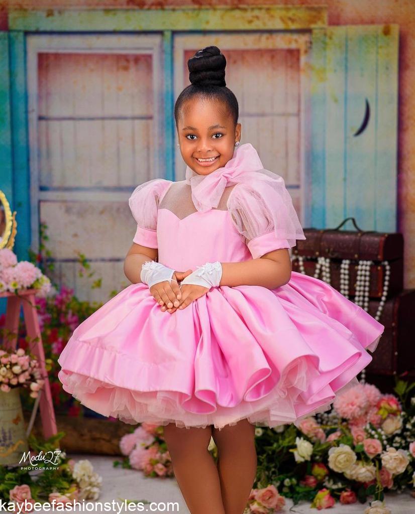 Latest Birthday Gown Styles for Baby Girls in Nigeria