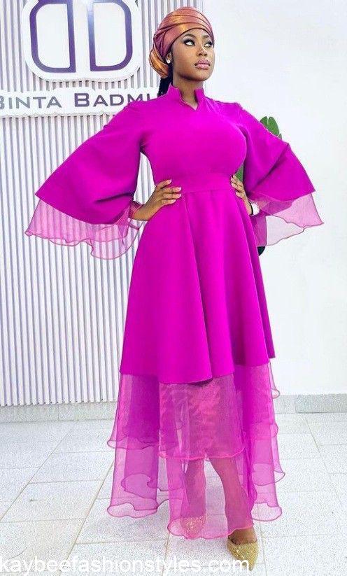 Best Maxi Gown Material Styles in Nigeria