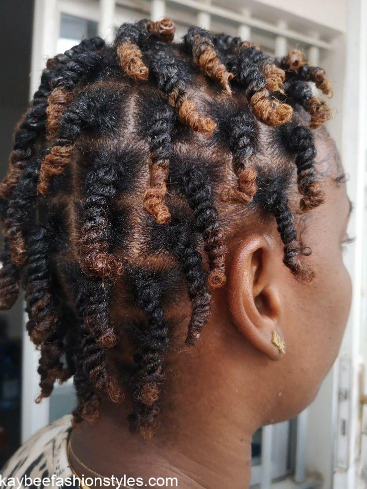 Female 2 strand Twist Styles For Natural hair