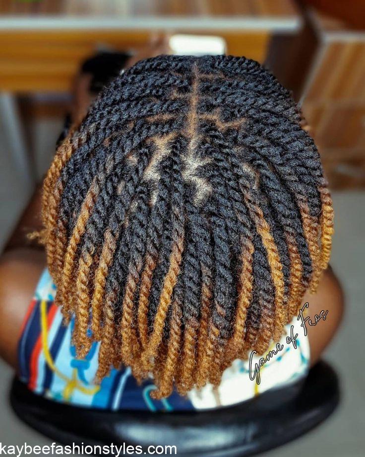 Female 2 strand Twist Styles For Natural hair