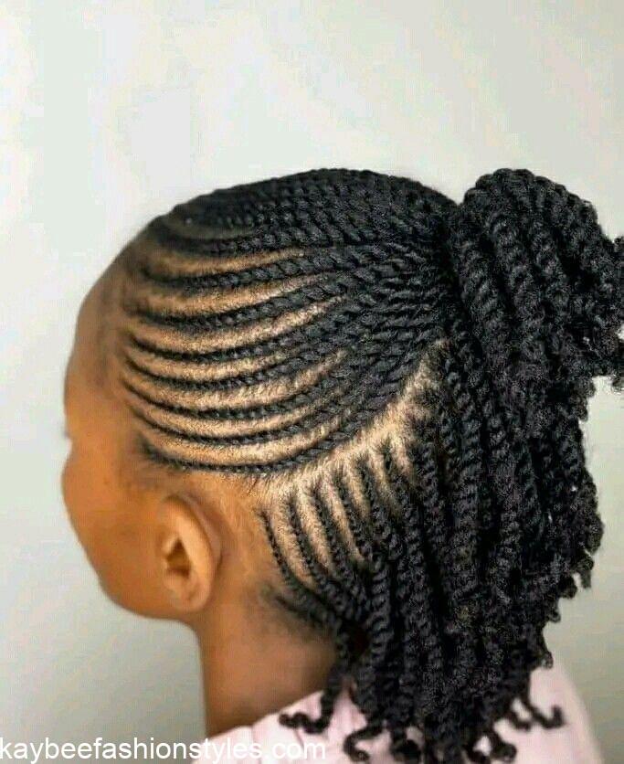 Female 2 strand Twist Styles For Natural hair