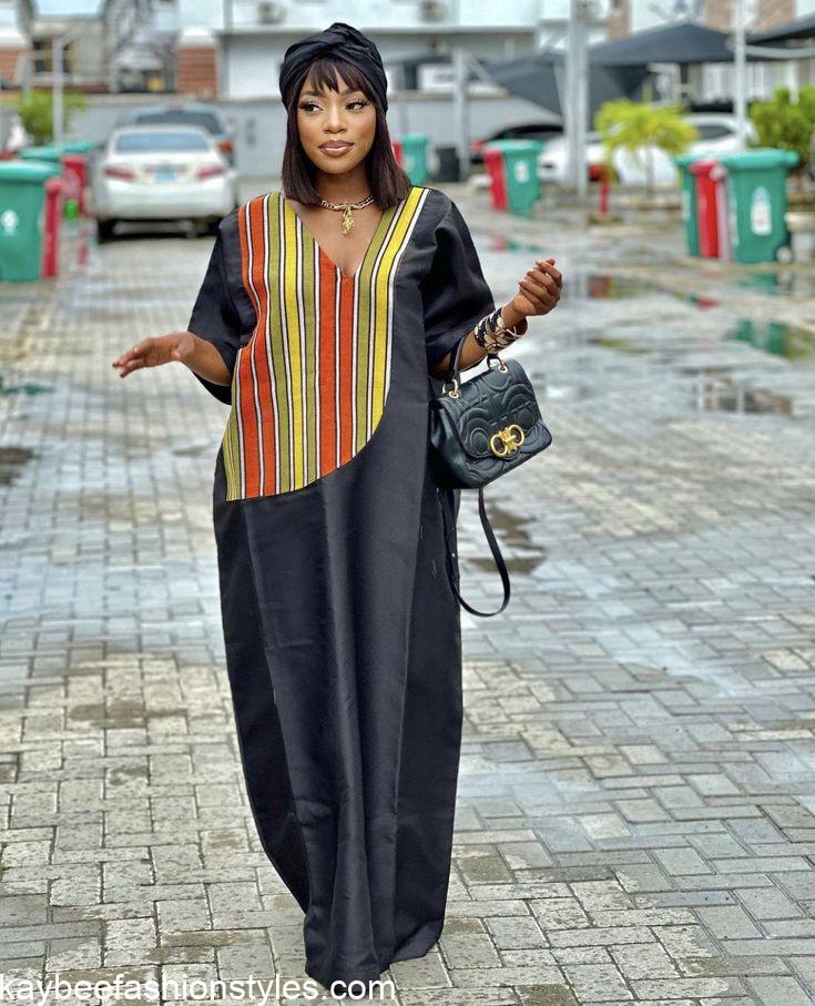 Latest Bubu Gown Styles with Materials